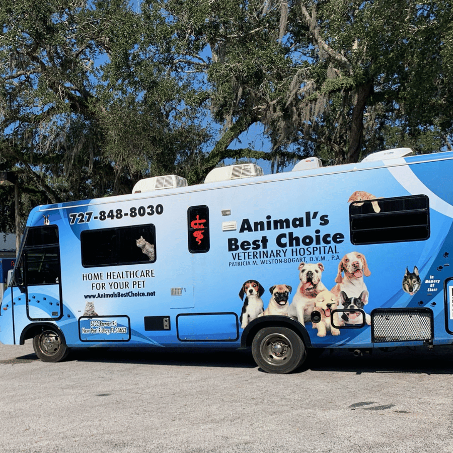 Animal's Best Choice clinic sign Mobile Service